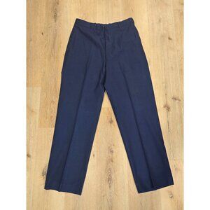 DSCP 34R Navy Wool Blend Military Dress Trousers